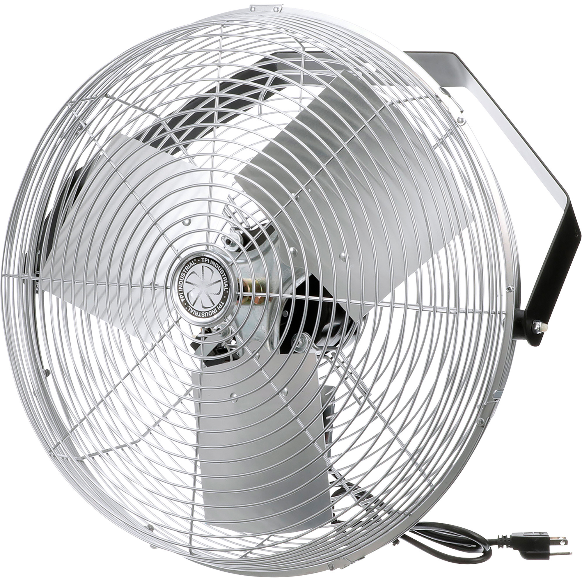 TPI Dock Fan - 18in. Diameter, 1800 CFM, 3-Speed, Chrome-Plated Guards, Model# LDF-18-TE